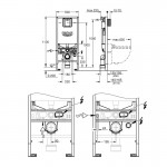 Grohe potinkinis WC rėmas Sensia  išmaniajam klozetui Rapid SL 39598000